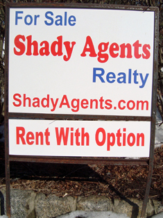 Shady Agents - rent with option